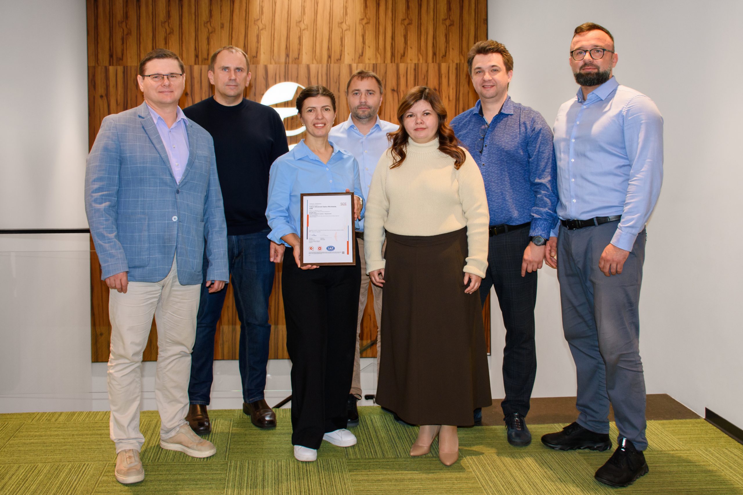 Yukon Advanced Optics Worldwide Certified to ISO 9001:2015